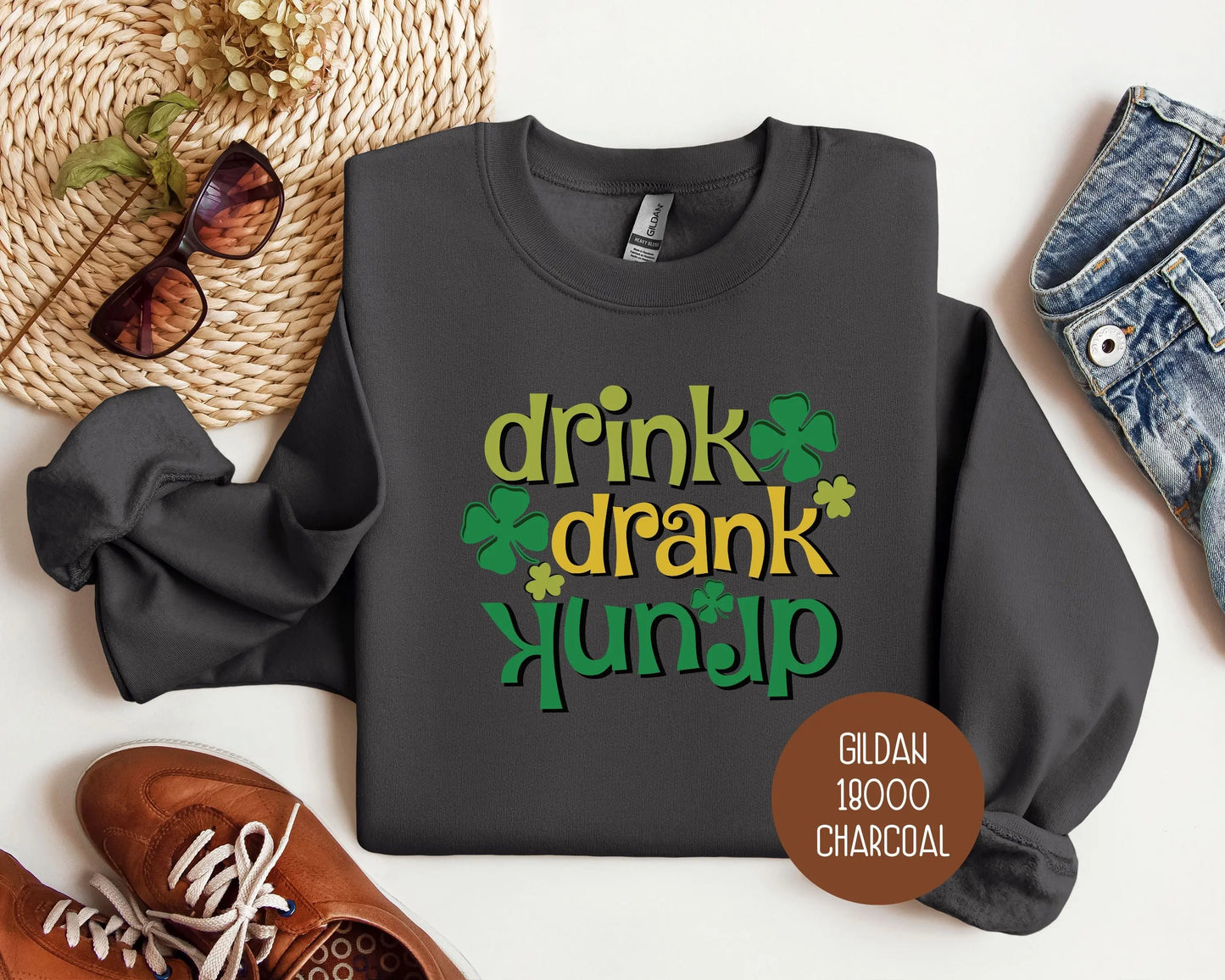 Drink Drank Drunk Sweatshirt-3