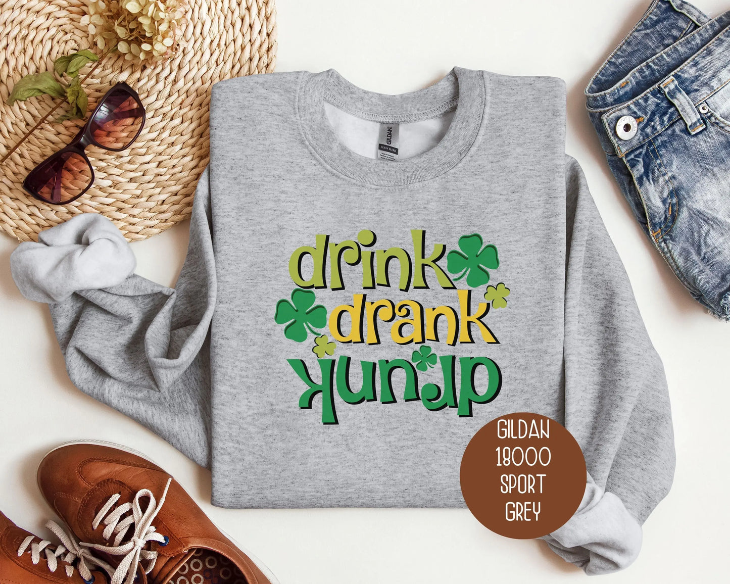 Drink Drank Drunk Sweatshirt-1