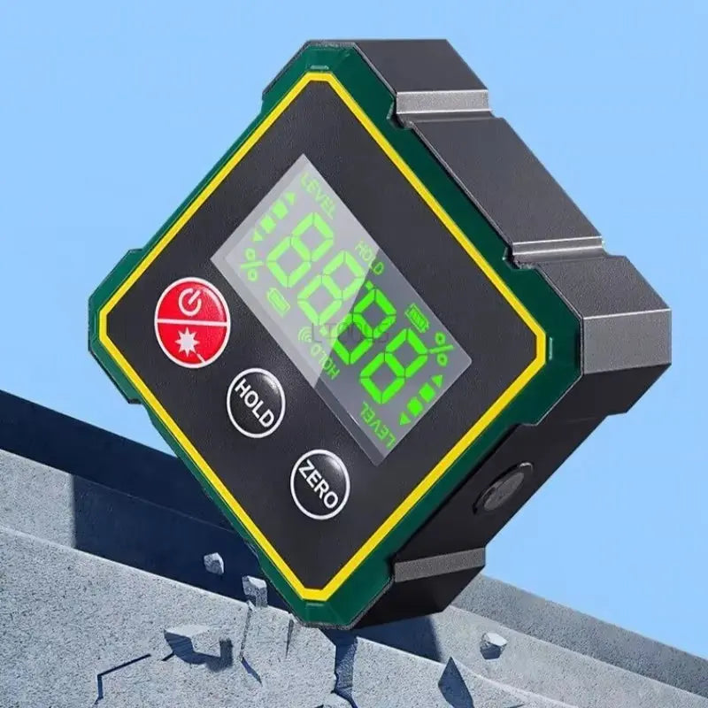 Laser Electronic Measurement Level Digital Display Slope Inclinometer USB Charging Angle Finder Double Sided Magnetic Protractor