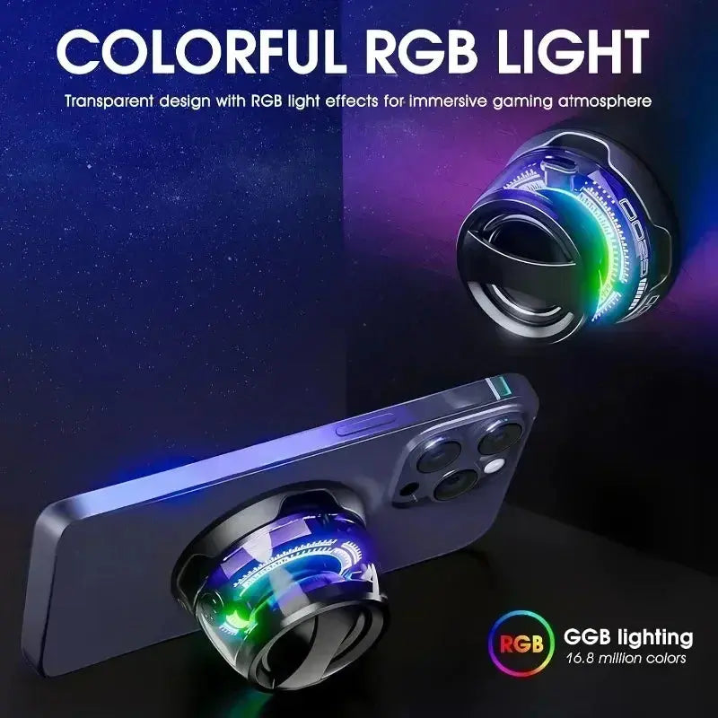 Portable Bluetooth Speaker G200 with RGB Lighting, Magnetic Design, BT5.3, 7-Hour Playback, and Phone Holder