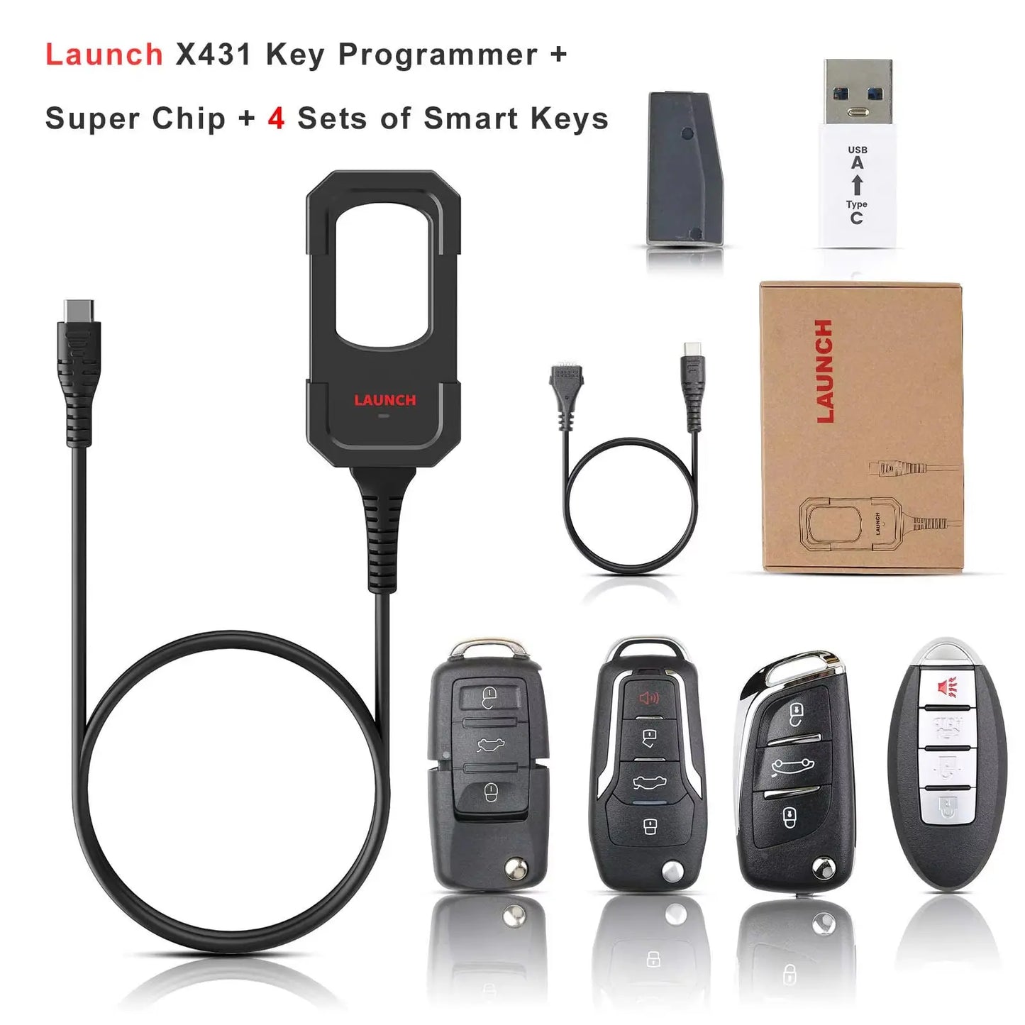Advanced Launch X431 Key Programmer Remote Maker for IMMO ELITE & IMMO PLUS - Precision Key Generation and Chip Detection Tool
