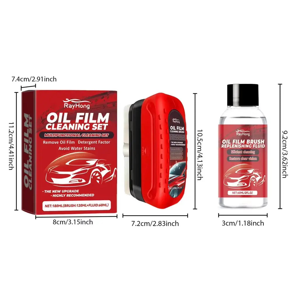 Universal Glass Cleaning Wipe Board - Effortless Car Windshield Oil Film & Coating Cleaner
