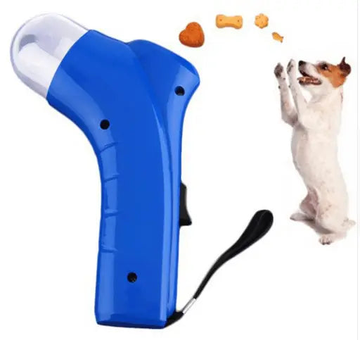 The Pawsome Treat Blaster: Portable Pet Food Catapult Feeder-1