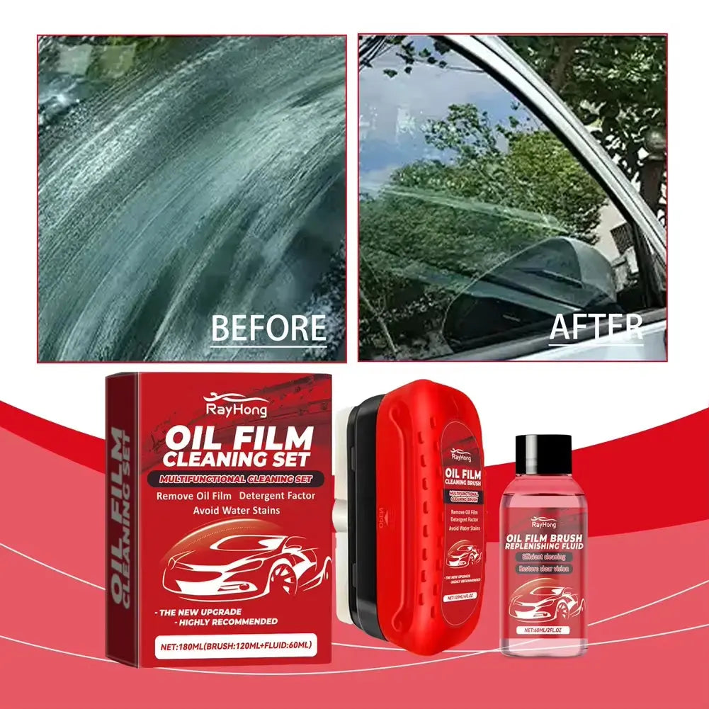 Universal Glass Cleaning Wipe Board - Effortless Car Windshield Oil Film & Coating Cleaner