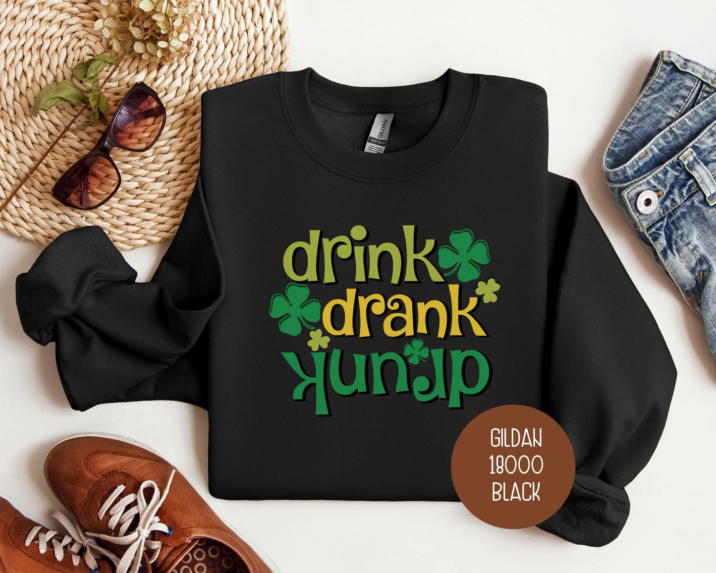 Drink Drank Drunk Sweatshirt-2