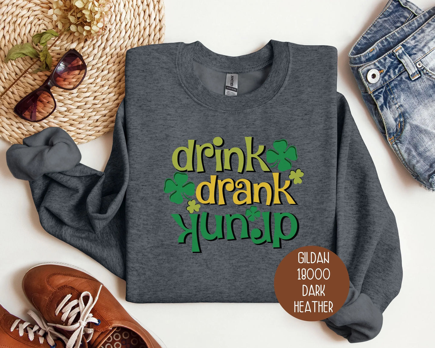Drink Drank Drunk Sweatshirt-4