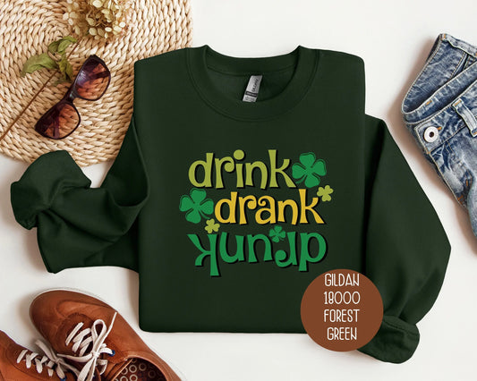 Drink Drank Drunk Sweatshirt-0