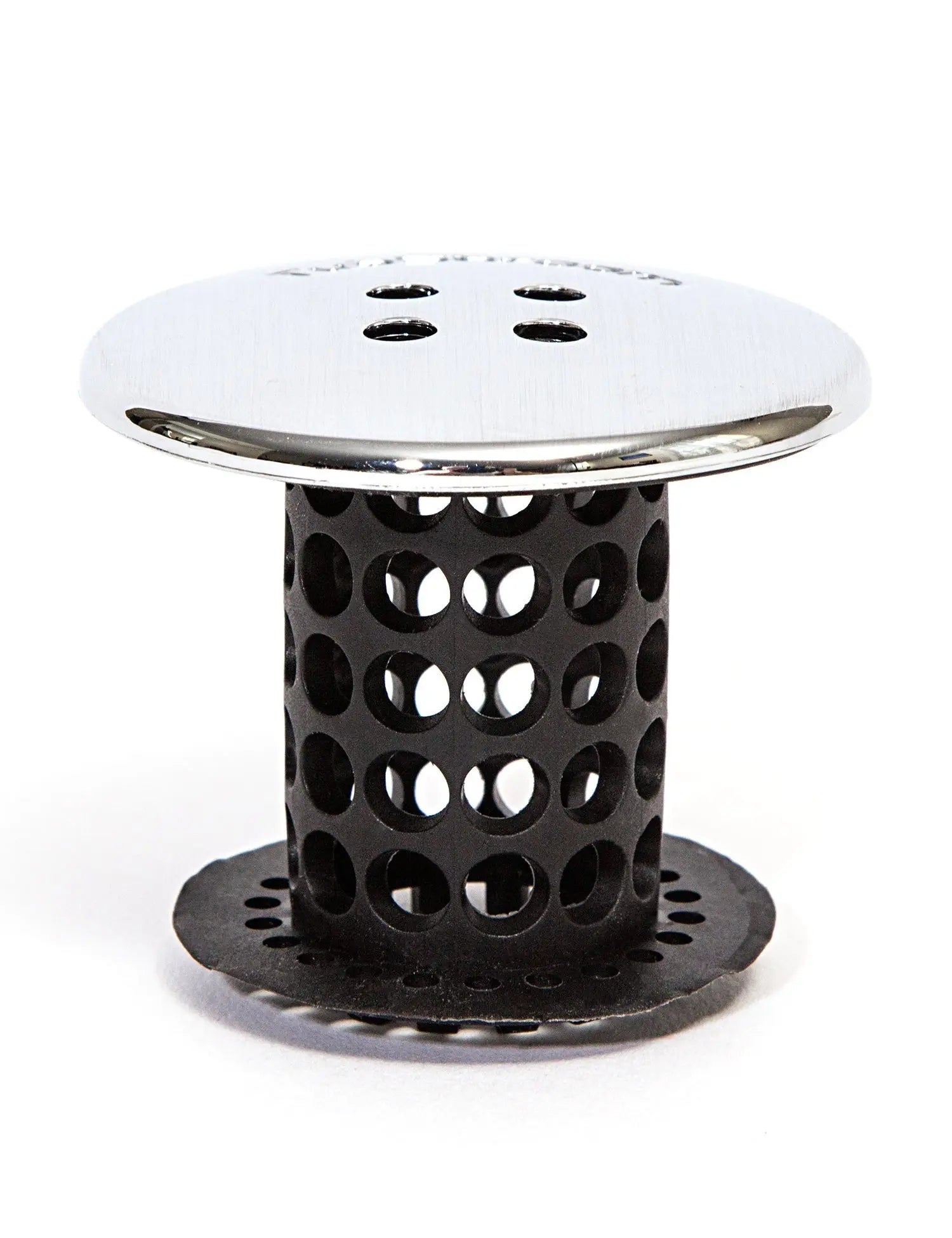 TubShroom® (Black Chrome) The Hair Catcher That Prevents Clogged Tub Drains-4
