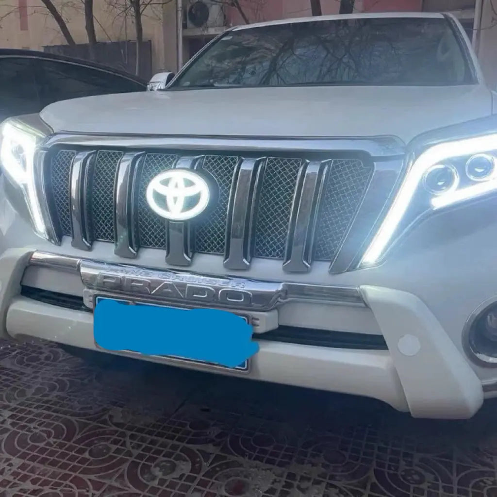 Toyota Logo Front Grille LED Dynamic Illuminated Emblem Compatible with ACC Radar-6