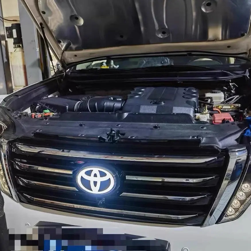 Toyota Logo Front Grille LED Dynamic Illuminated Emblem Compatible with ACC Radar-5